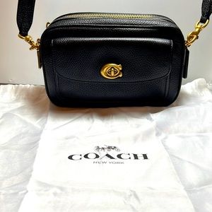 Coach Pebble Leather Crossbody Purse